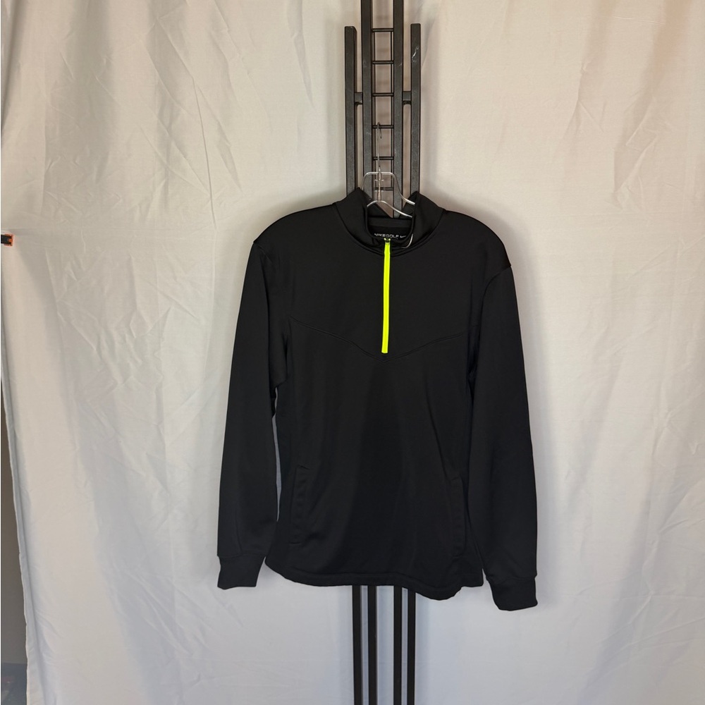 Nike Black Sweatshirt with Neon Accent‎